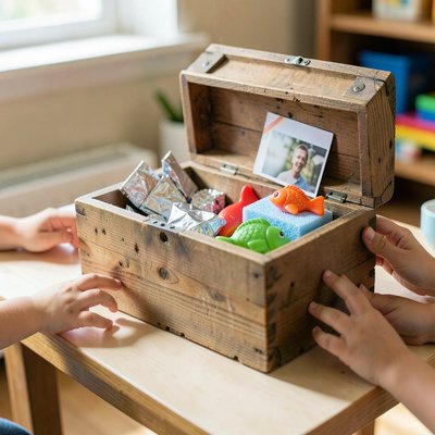 Ilustracja skrzyni odkrywcy