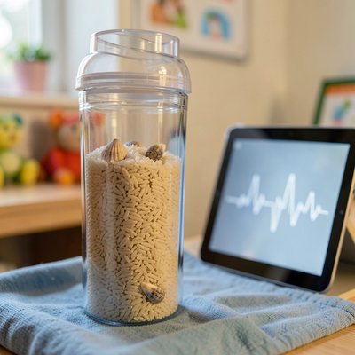 Stacja SŁUCHU — butelka-szumka i odtwarzacz dźwięku