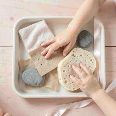 Stacja dotyku — tacka z materiałami