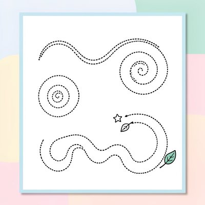 Szablon do rysowania powolnej linii