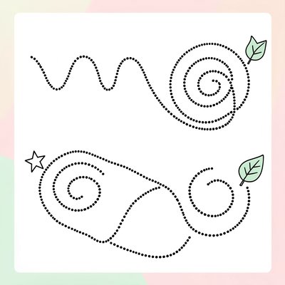 Szablon do rysowania powolnej linii