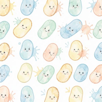 Tło dekoracyjne — wzór odcisków ziemniaka