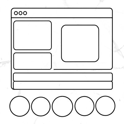 Kolorowanka - prosty ekran z kształtami