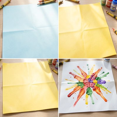 Tło - duży 'ekran' z tektury