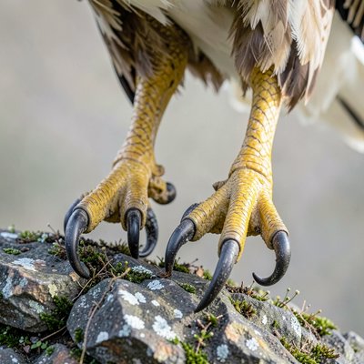 Orzeł — szpony i łapy (detal)
