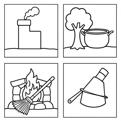 Kolorowanki: Przedmioty i czynności