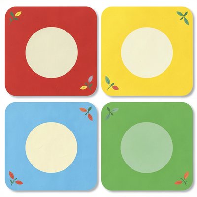 Podkładki do sortowania kolorów