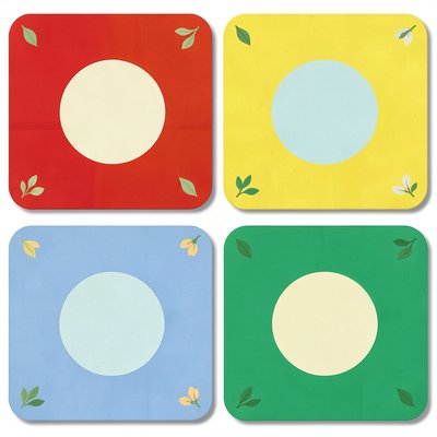 Podkładki do sortowania kolorów