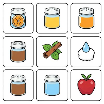 Karty par zapachowych do druku