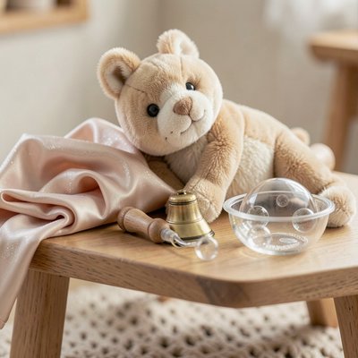 Mini-opowieść sensoryczna — rekwizyty na stole