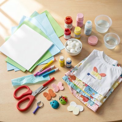 Fotografia materiałów — przygotowanie stolika (flat lay)