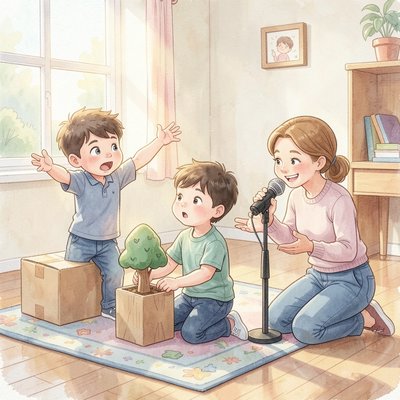 Ilustracja: Próba mini-scenki