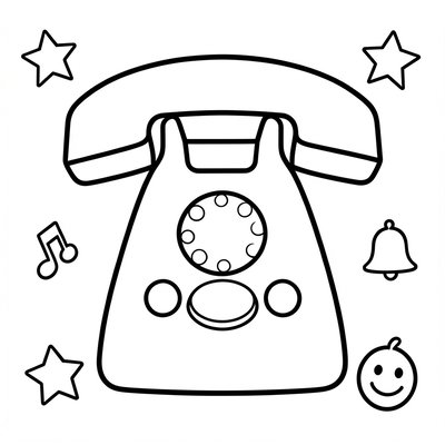 Kolorowanka: Mój kolorowy telefon