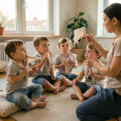 Zakończenie: Ćwiczenie oddechowe z apaszką