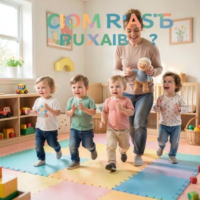 Marsz z pacynką — zabawa ruchowa