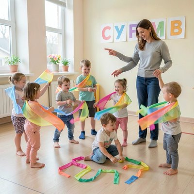 Stacja 3 — Tańczące chusty