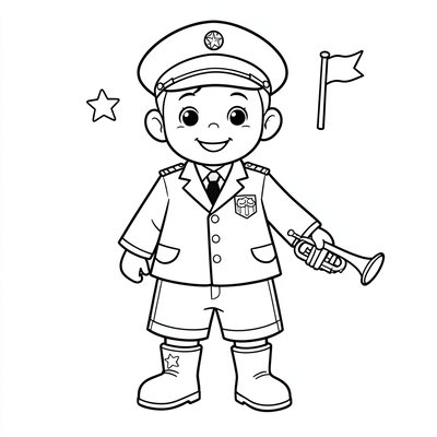 Kolorowanka: Kadet