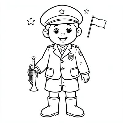 Kolorowanka: Kadet