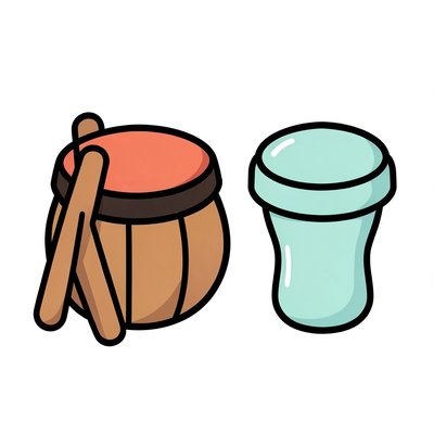 Obrazek: instrument perkusyjny (bębenek / shaker)