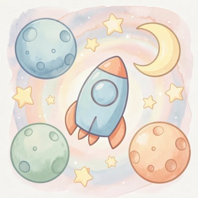 Ilustracja wprowadzająca - Kosmos
