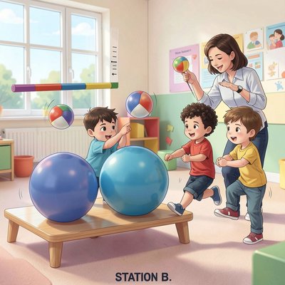 Stacja B — Nadmuchana czy nie (plakat stacji)