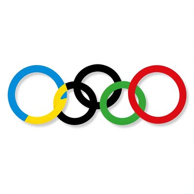 Proste pięć kółek olimpijskich