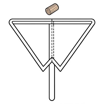 Szablon proporczyka do wycięcia
