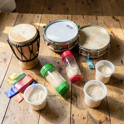 Ilustracje instrumentów perkusyjnych