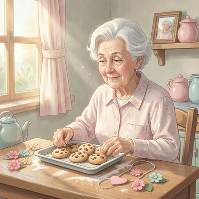 Ilustracja bohaterki: Pani Klementyna