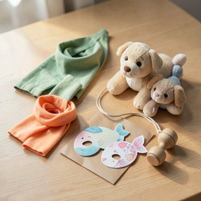 Rekwizyty — zdjęcie flat-lay