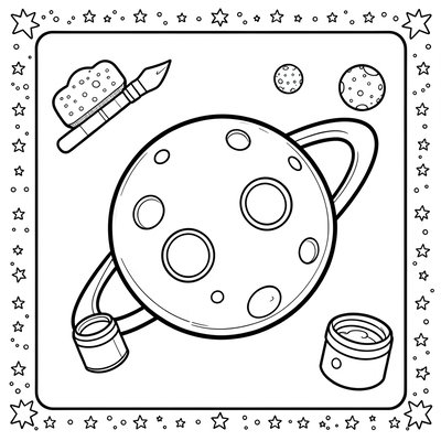 Kolorowanka — asteroidka