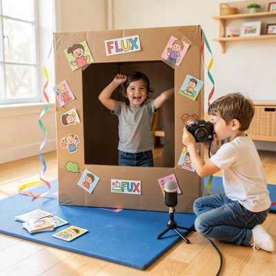 Studio fotograficzne — Kartonowa ramka