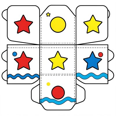 Szkielet skrzyni — wzór do sklejania
