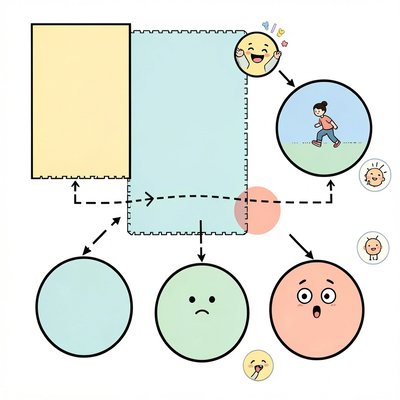 Szablon toru — mały przemarsz-emotikon (plan z góry)