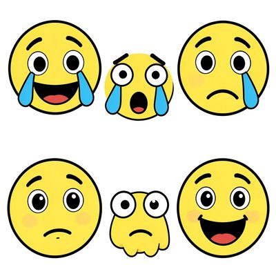 Kartoniki z emoji — zestaw drukowalny