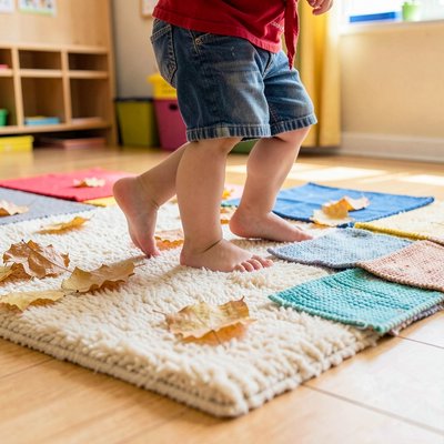 Tor ruchowy „Przez las do Babci” — wizualizacja tekstur