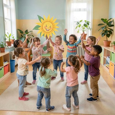 Mini-gra „Drzewo miłości” — scena ruchowa