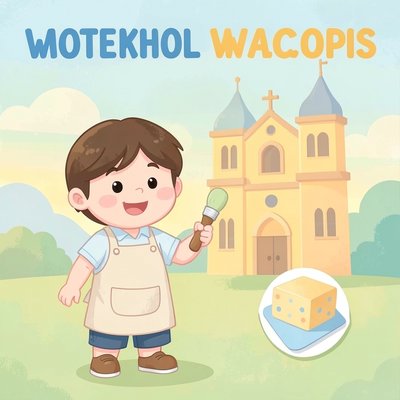 Plakat powitalny — przyjazny opiekun i zabytek