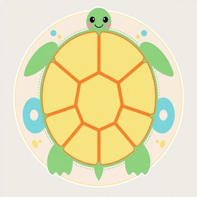 Mata/obrazek maty z motywem skorupy