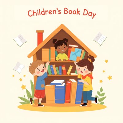 Plakat — Dzień Książki dla Dzieci