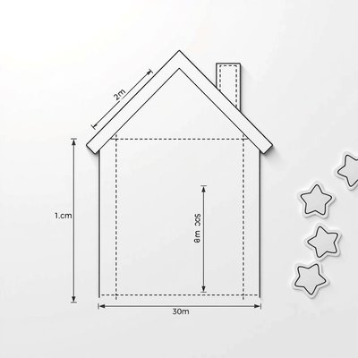 Szablon kartonowego stojaka