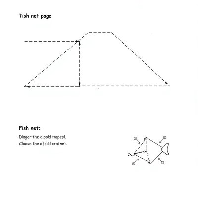Szablon: Prosta papierowa sieć (instrukcja składania)