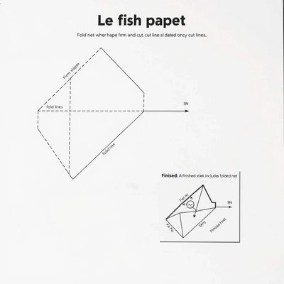 Szablon: Prosta papierowa sieć (instrukcja składania)