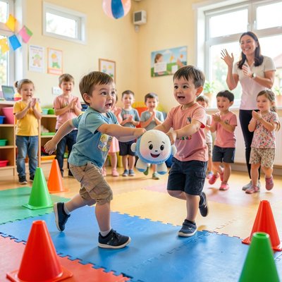 Przekaż Emotikona — bieg sztafetowy z pluszakiem