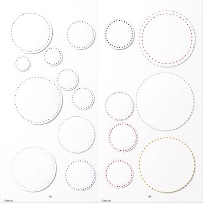 Szablony papierowych kółek (do druku)