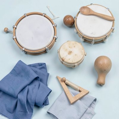 Zestaw instrumentów — flat-lay