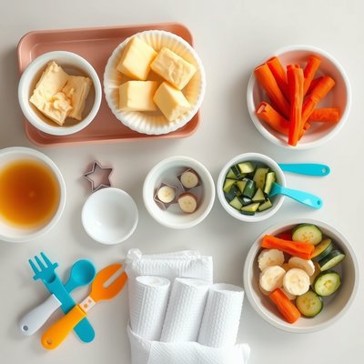 Zdjęcie stanowiska — przygotowane składniki