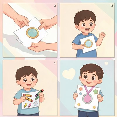 Ilustracje krok po kroku — instrukcja obrazkowa