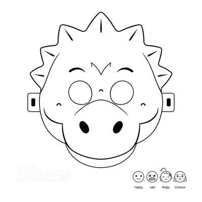 Maska emocji - baza dino