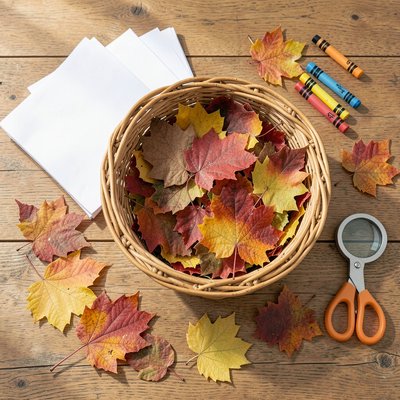 Fotografia materiałów na stole — still life edukacyjny